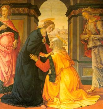 Domenico Ghirlandaio : La Visitation entre Marie-Jacobie et Marie-Salome